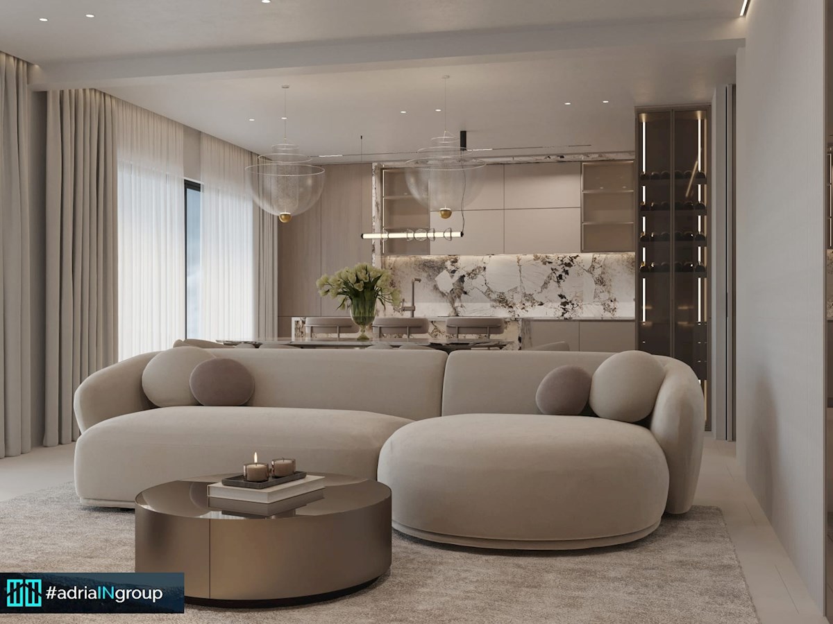 Trogir, LUKSUZNI PENTHOUSE (strešna terasa 120m2) POGLED // preberi opis
