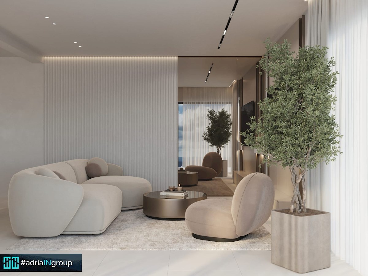 Trogir, LUKSUZNI PENTHOUSE (strešna terasa 120m2) POGLED // preberi opis