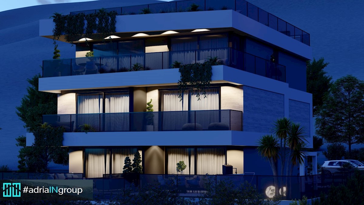 Trogir, LUKSUZNI PENTHOUSE (strešna terasa 120m2) POGLED // preberi opis