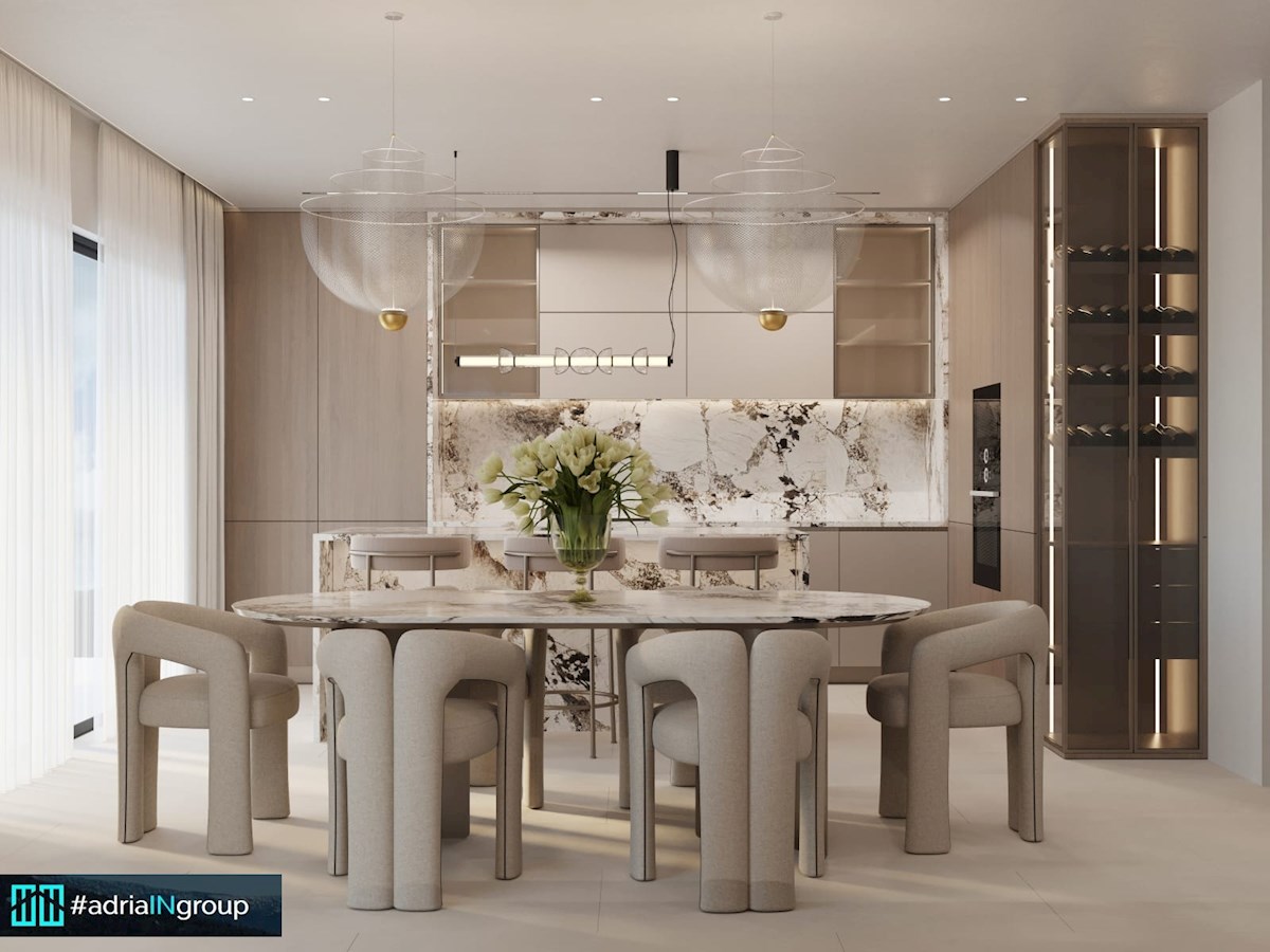 Trogir, LUKSUZNI PENTHOUSE (strešna terasa 120m2) POGLED // preberi opis
