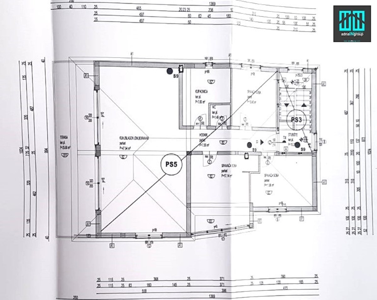 ČIOVO // PENTHOUSE / RESTAVRACIJA / 2 APARTMAJA / PRVA VRSTA MORJE - video / preberi opis