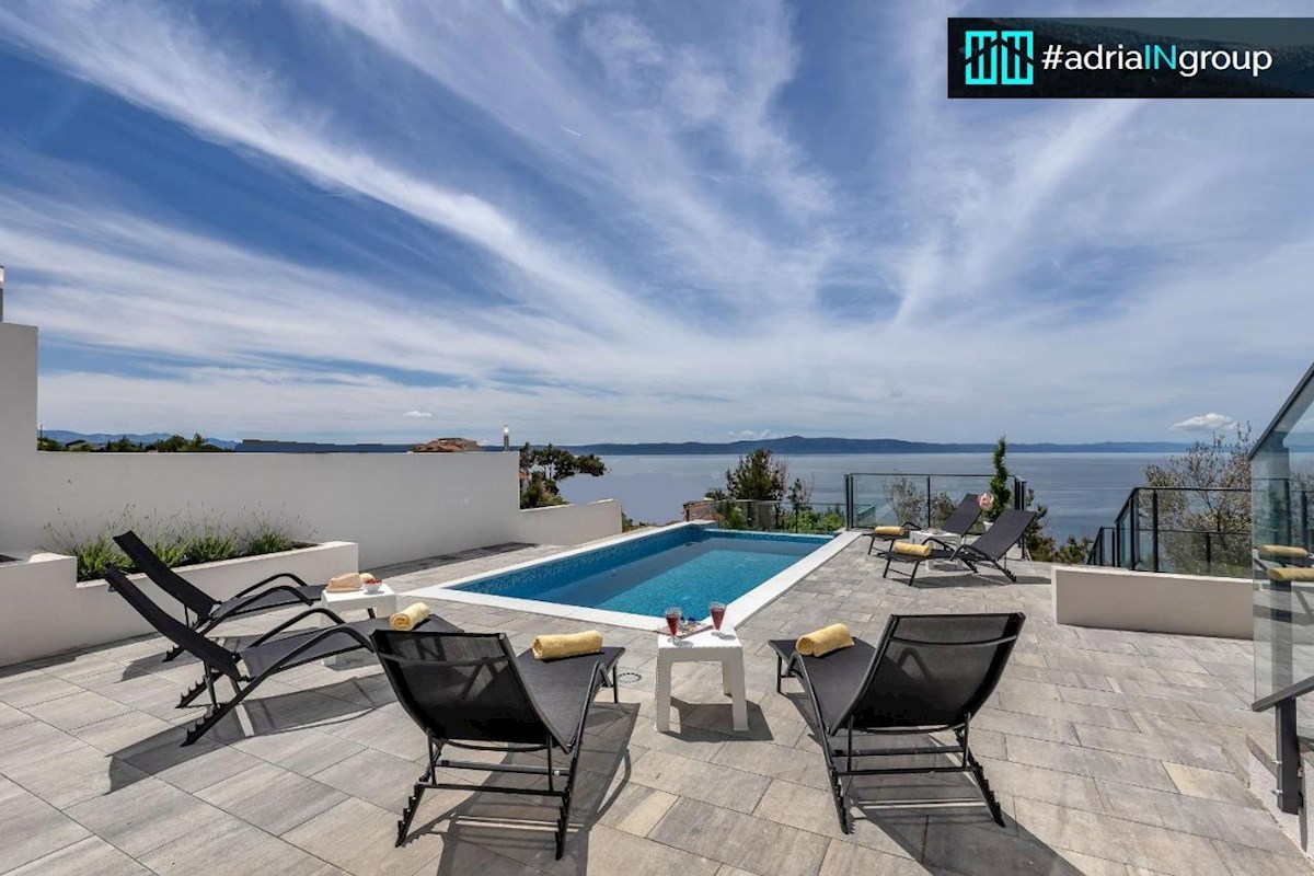 Podgora / Drašnice, MODERNA HIŠA S PANORAMSKIM RAZGLEDOM - preberite opis