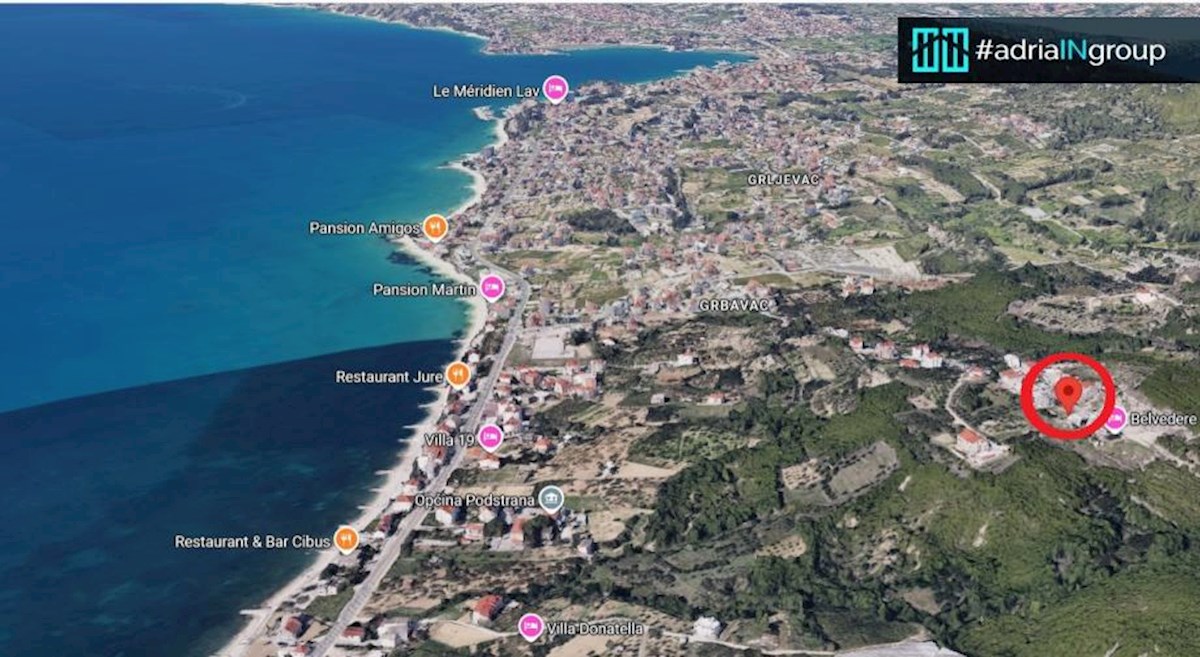 URBANI DOM The View – novogradnja v Podstrani // 2 in 3-sobna stanovanja