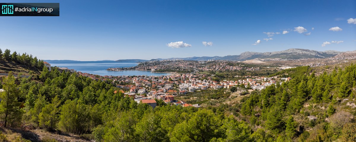 Podstrana / Strožanac, PANORAMSKI POGLED NA MORJE (projekt za 3 vile) VIDEO - preberi opis