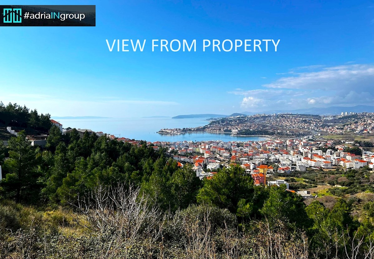 Podstrana / Strožanac, PANORAMSKI POGLED NA MORJE (projekt za 3 vile) VIDEO - preberi opis