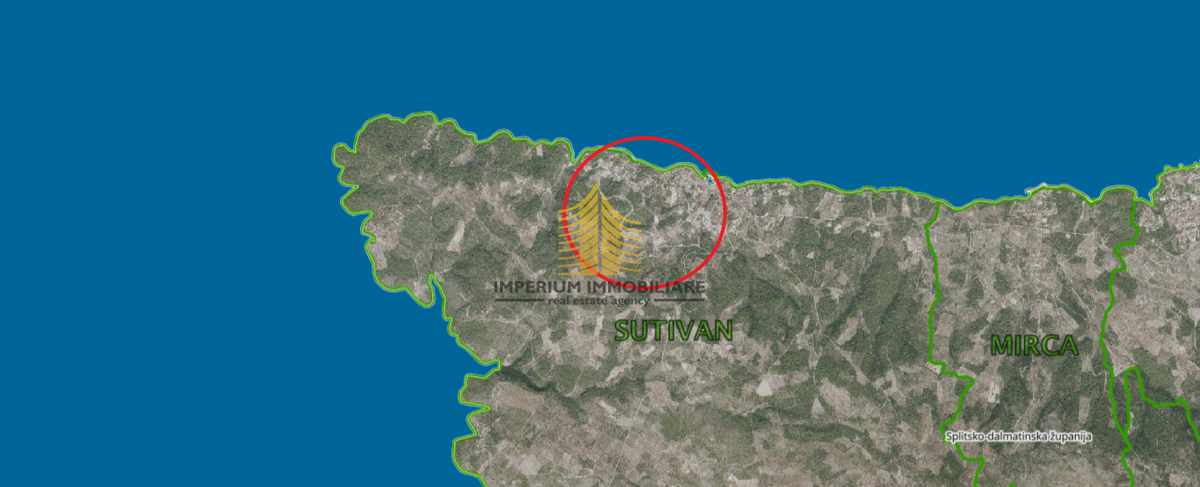 Zemljišče, prodaja, Sutivan, 4684 m2, gradbeno
