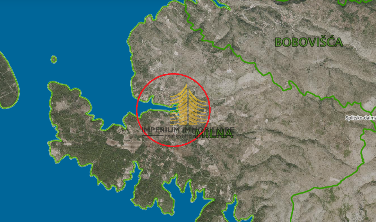 Zemljišče, Prodaja, Milna, 994 m2, Grajen teren