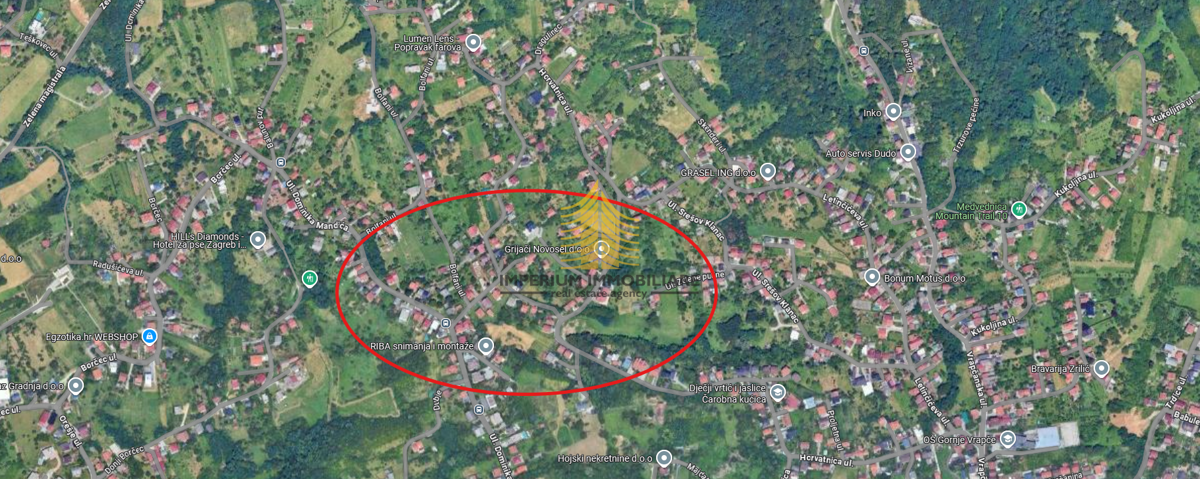 Zemljišče, Prodaja, Črnomerec, Gornje Vrapče, 1820m2, Građevinsko