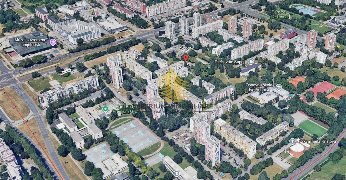 Stan, Prodaja, Novi Zagreb - Istok, Sopot, 37 m2, enoprostorec