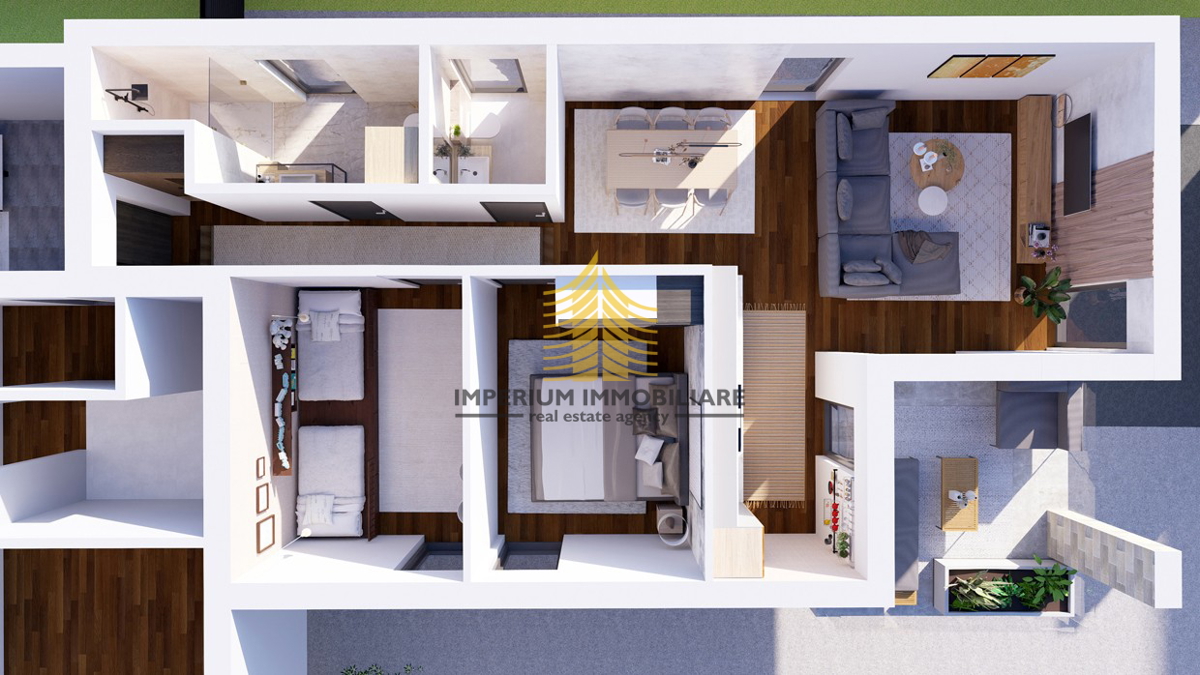 Stan, prodaja, Zadar in okolica, Petrčane, 64,29 m2, 2,5-prostorsko (2P+DB)