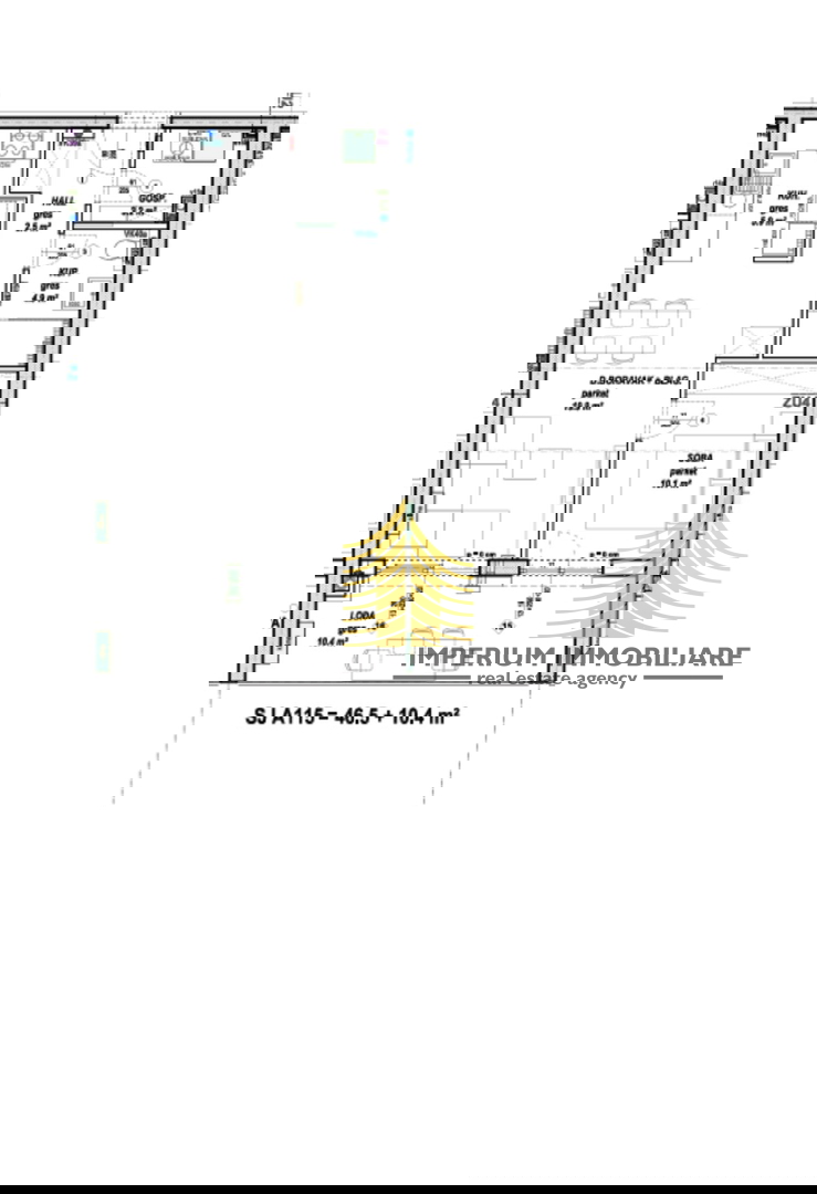 Stanovanje, prodaja, Čakovec, Jug, 60 m2, dvosobno