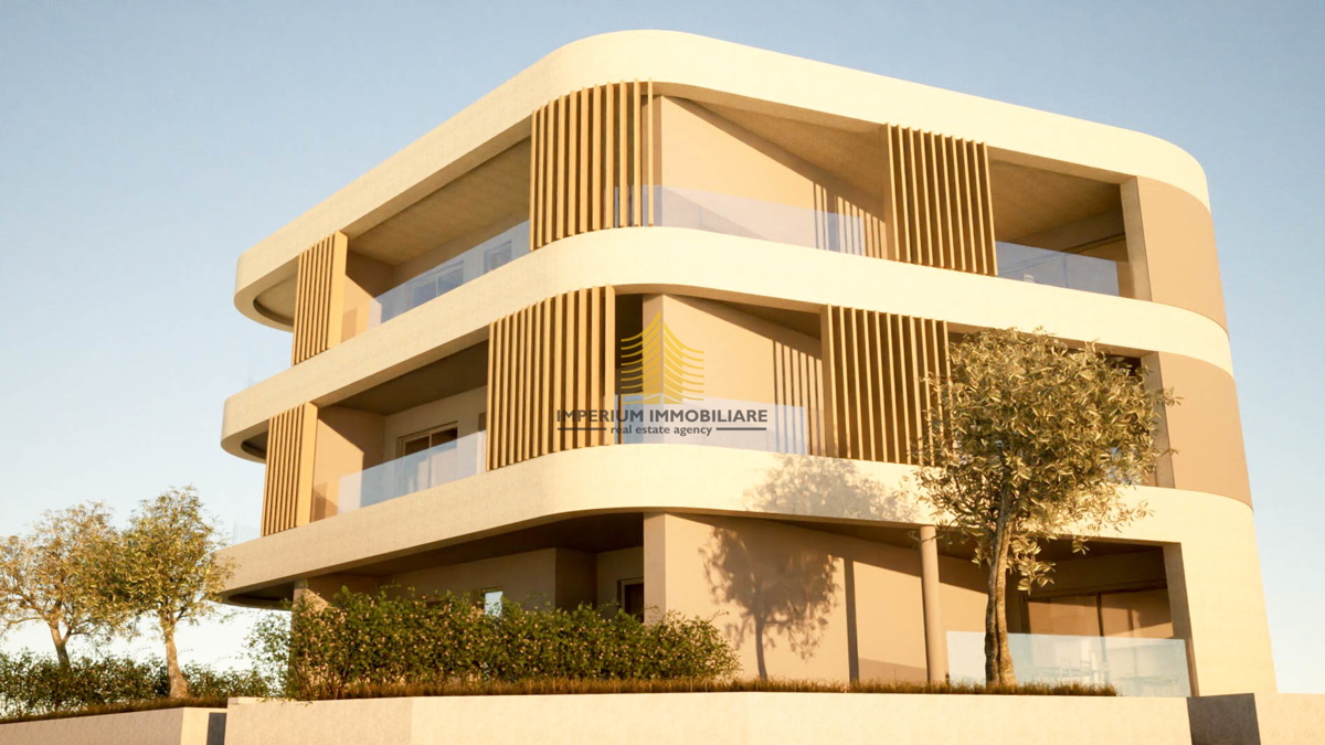 Stan S9 - Prodaja, Vodice, 107,49 m2 (Terasa, parkirno mesto, pogled na morje)