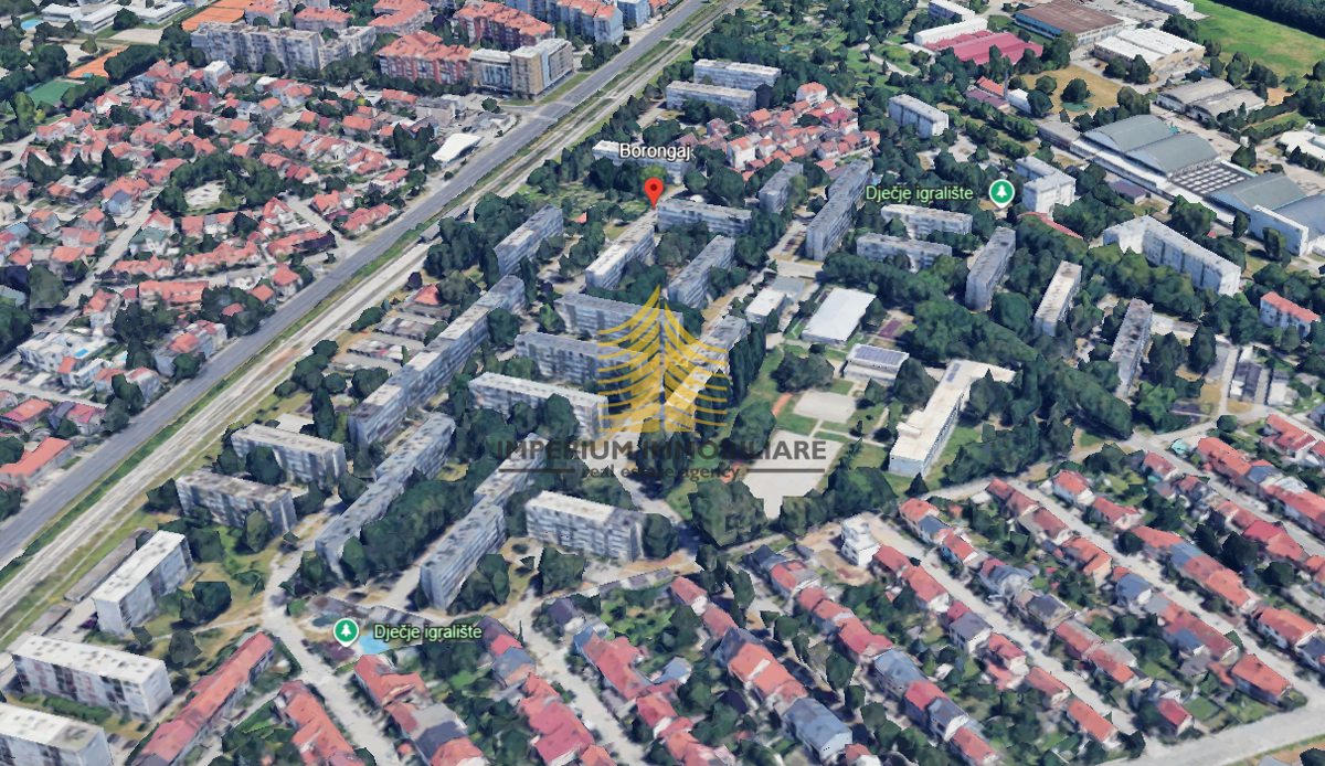 Stan, prodaja, Peščenica - Žitnjak, Borongaj, 49 m2, 2-prostorski