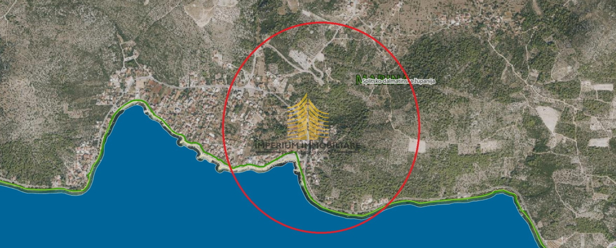 Zemljišče, prodaja, Poljica, 1360 m2, gradbeno zemljišče