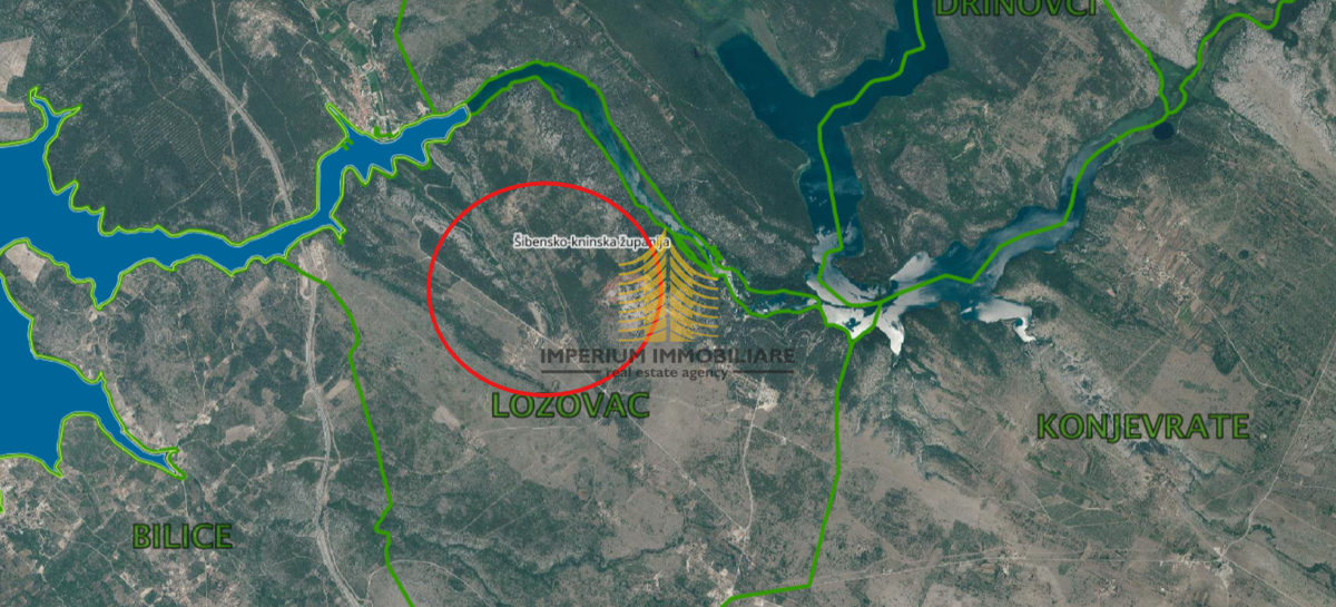 Zemljišče, prodaja, Šibenik in okolica, Lozovac, 9000 m2, kmetijska površina