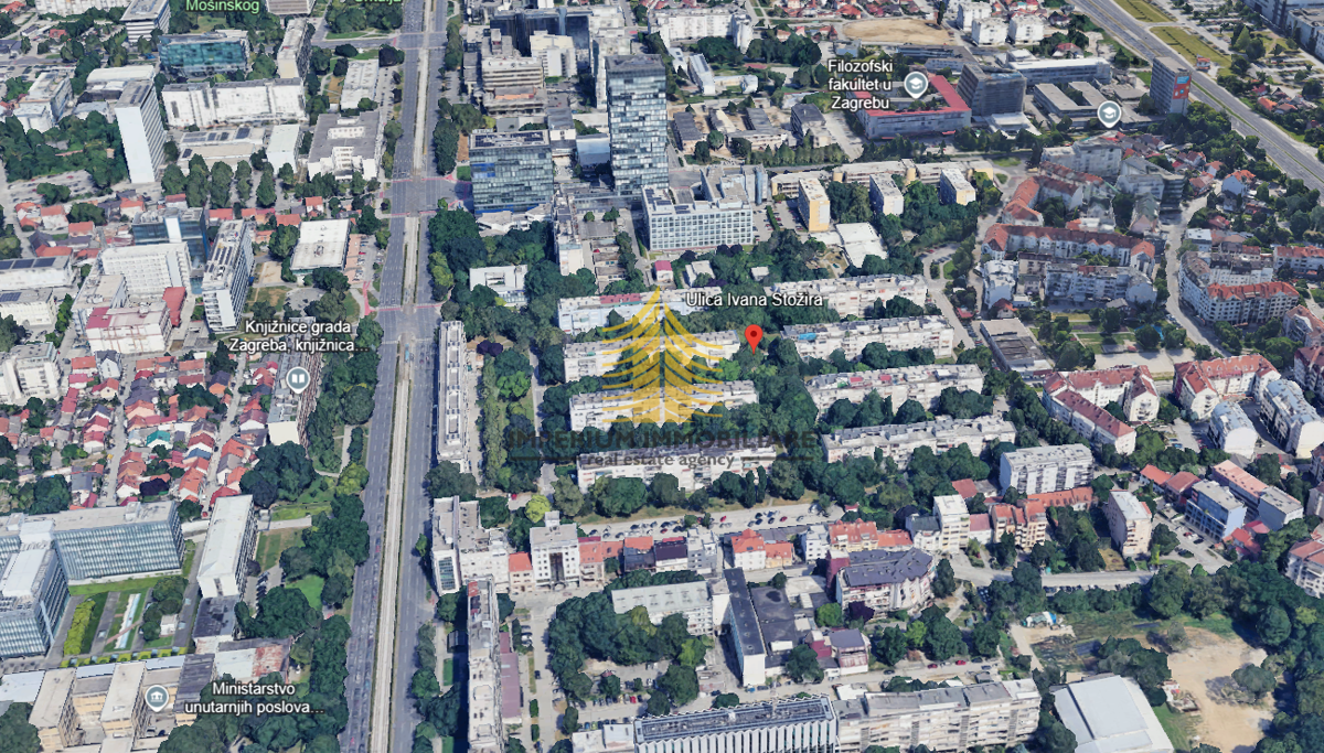 Stan, prodaja, Trnje, Vrbik, 44 m2, 1,5-prostorsko (1P+DB)