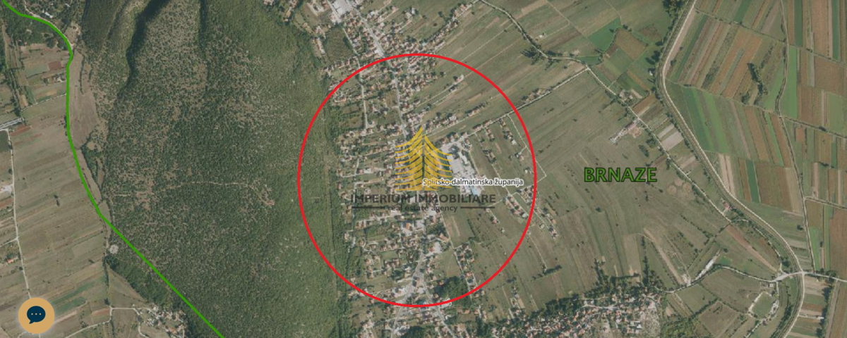 Zemljišče, prodaja, Sinj, Brnaze, 2213 m2, zazidljivo