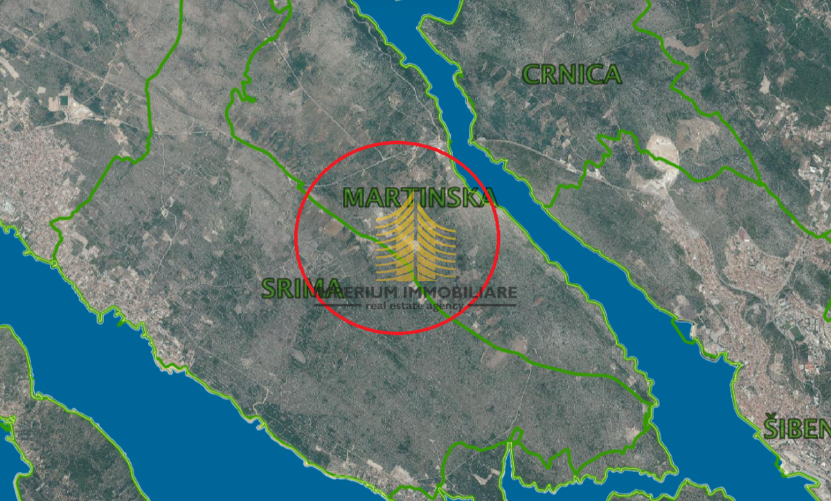 Zemljišče, prodaja, Vodice, Srima, 3250 m2, gradbeno