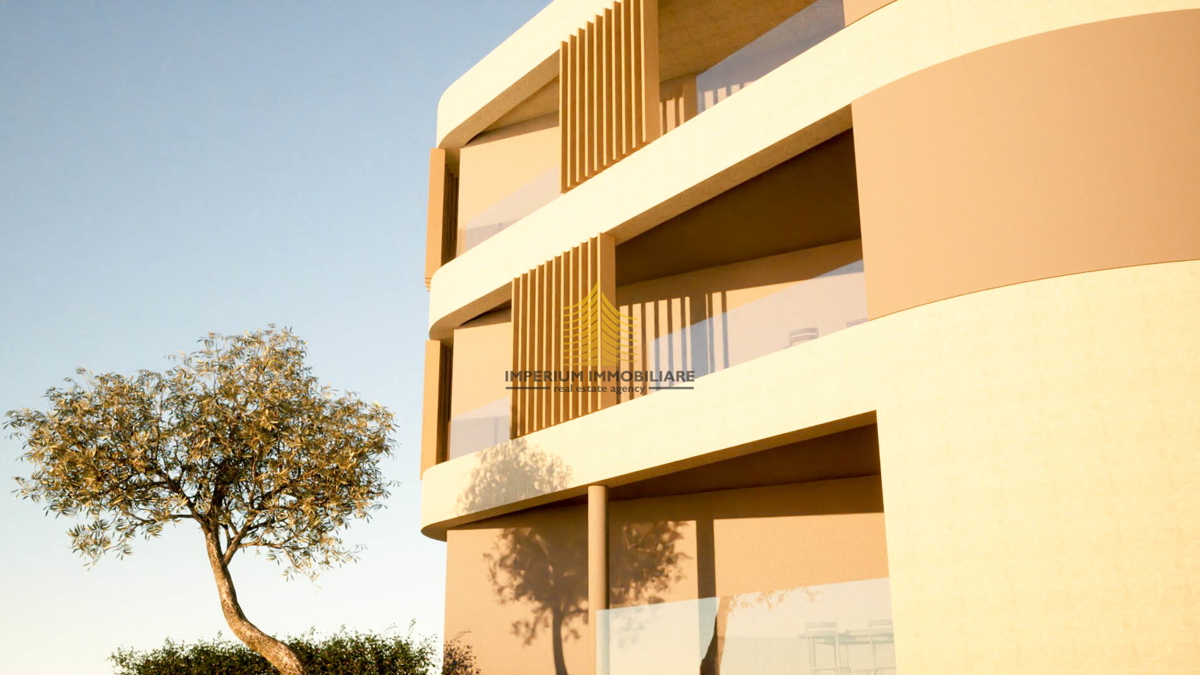 Apartma S6 - Prodaja, 107,49 m2, Vodice, Šibensko-Kninska (Terasa, parkirno mesto, pogled na morje)