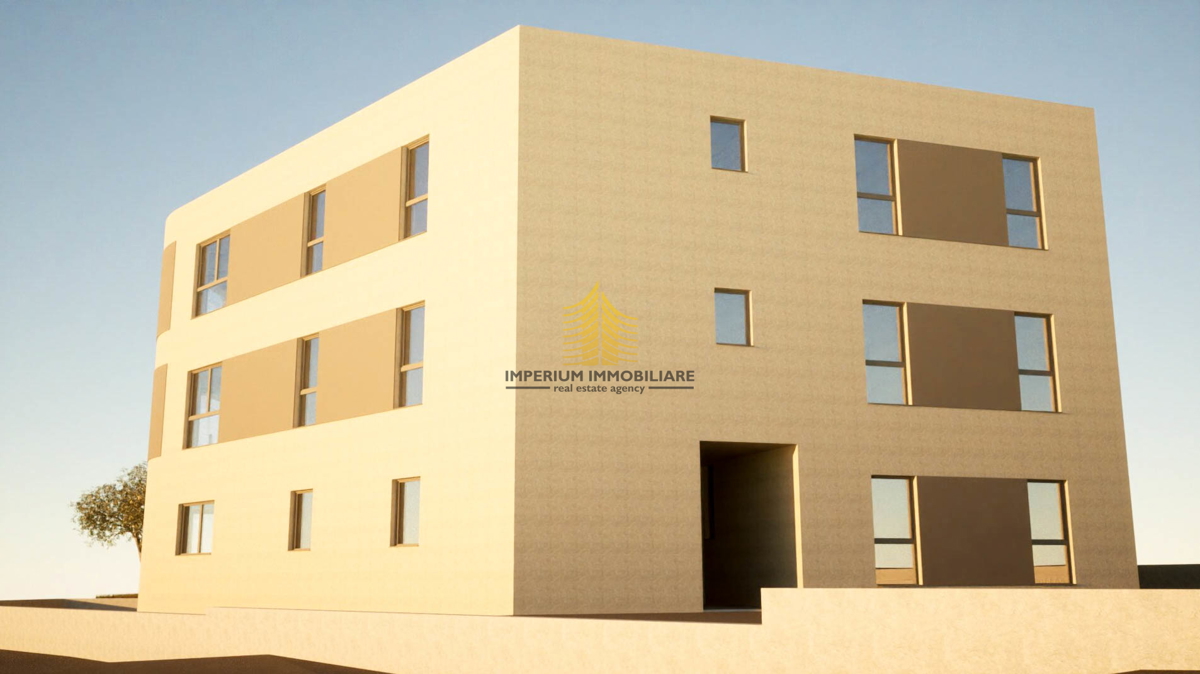 Apartma S6 - Prodaja, 107,49 m2, Vodice, Šibensko-Kninska (Terasa, parkirno mesto, pogled na morje)