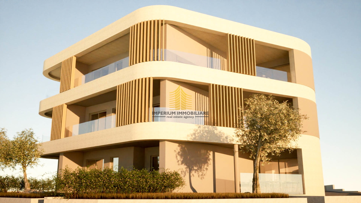 Apartma S6 - Prodaja, 107,49 m2, Vodice, Šibensko-Kninska (Terasa, parkirno mesto, pogled na morje)