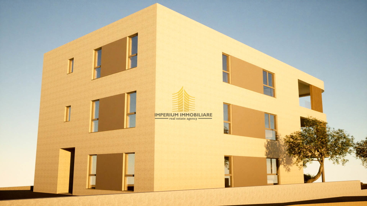 Apartma S6 - Prodaja, 107,49 m2, Vodice, Šibensko-Kninska (Terasa, parkirno mesto, pogled na morje)
