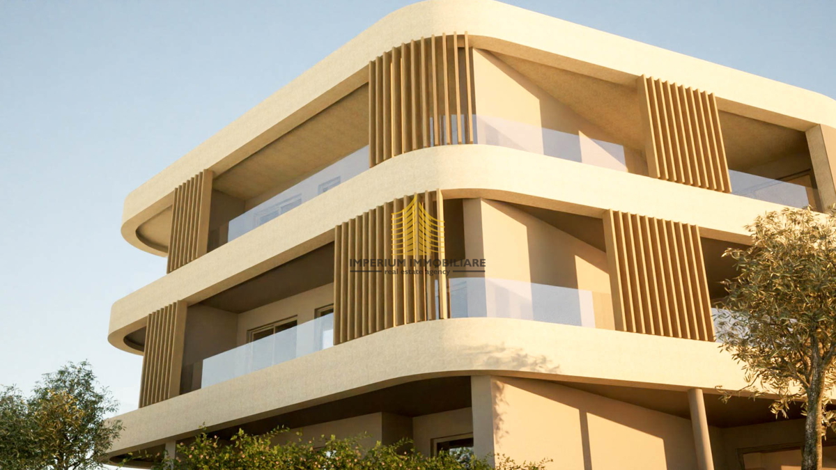 Apartma S6 - Prodaja, 107,49 m2, Vodice, Šibensko-Kninska (Terasa, parkirno mesto, pogled na morje)