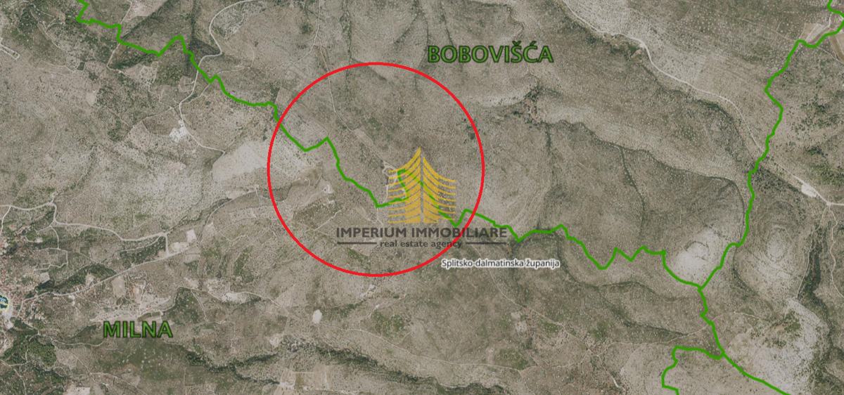 Zemljišče, prodaja, Milna, 9800 m2, kmetijska površina