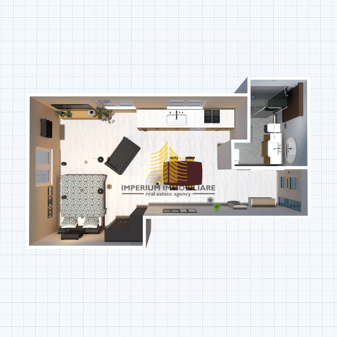 Stanovanje, prodaja, Podsused - Vrapče, Dolec, 37 m2, garsonjera