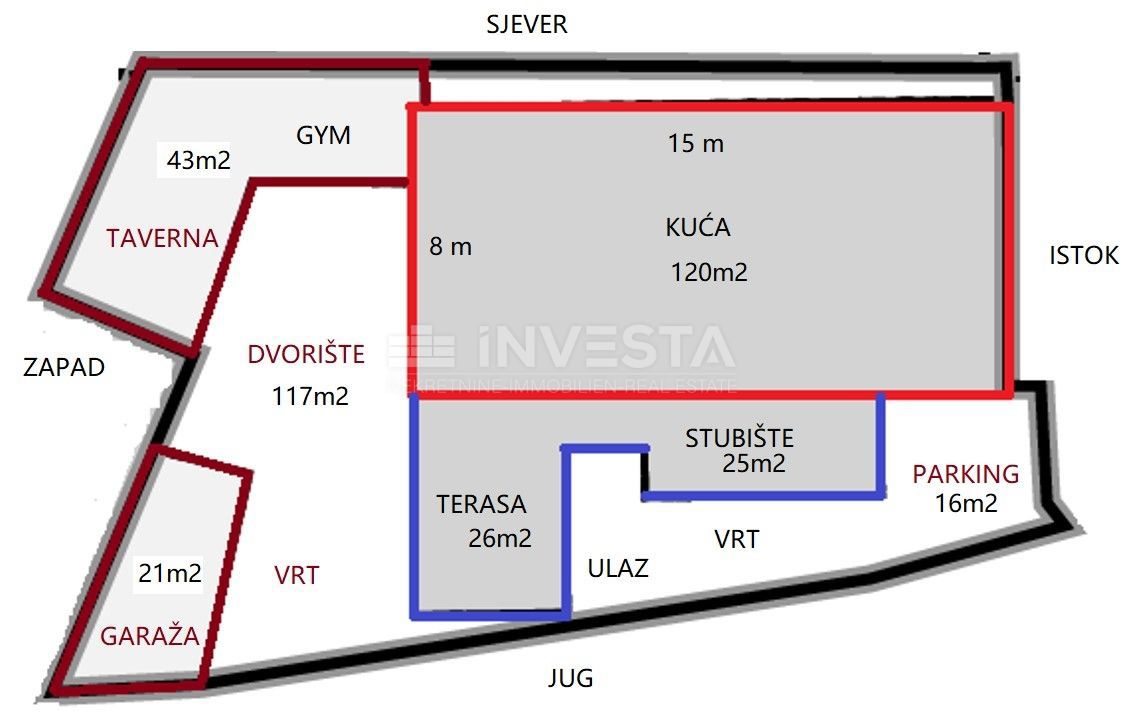 Center Ližnjana, hiša s tremi stanovanji, kletjo in garažo - UGODNO!