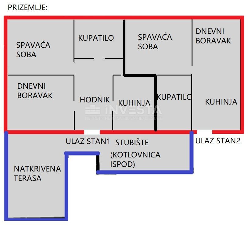 Center Ližnjana, hiša s tremi stanovanji, kletjo in garažo - UGODNO!