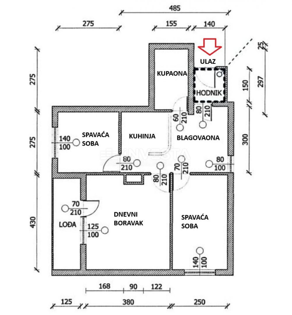 Pulj, Veruda, stanovanje s panoramskim pogledom na morje in mesto