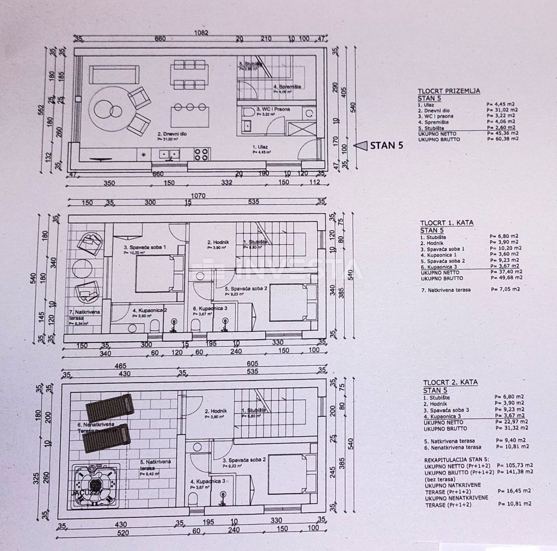 Hiša Poreč, 116,68m2