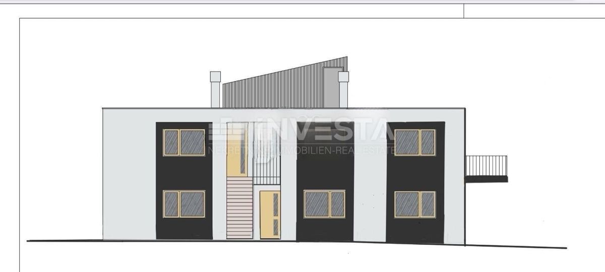 Poreč, stanovanje v prvem nadstropju novega objekta