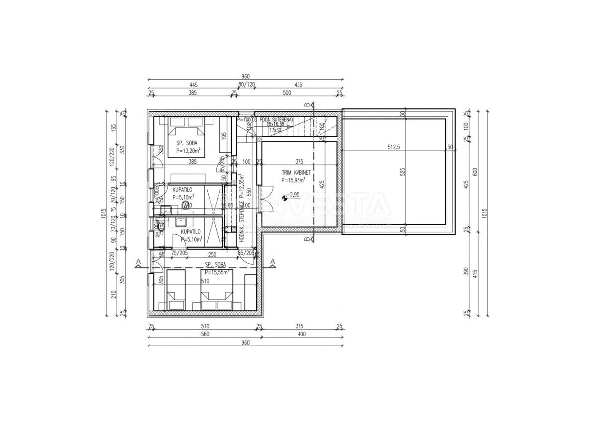 Hiša v gradnji - Hiša istrskega sloga s bazenom