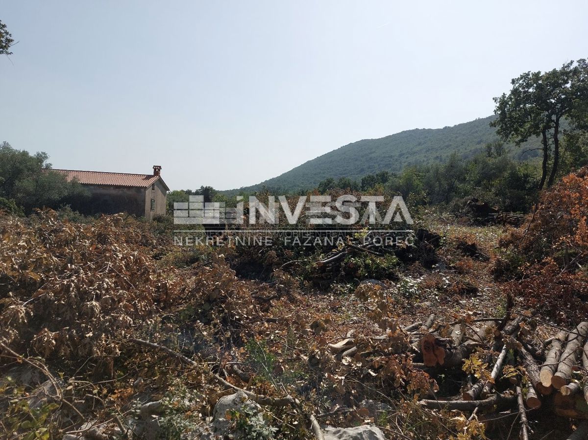 Okolica Labina, gradbeno zemljišče 4508 m2 s pogledom na morje