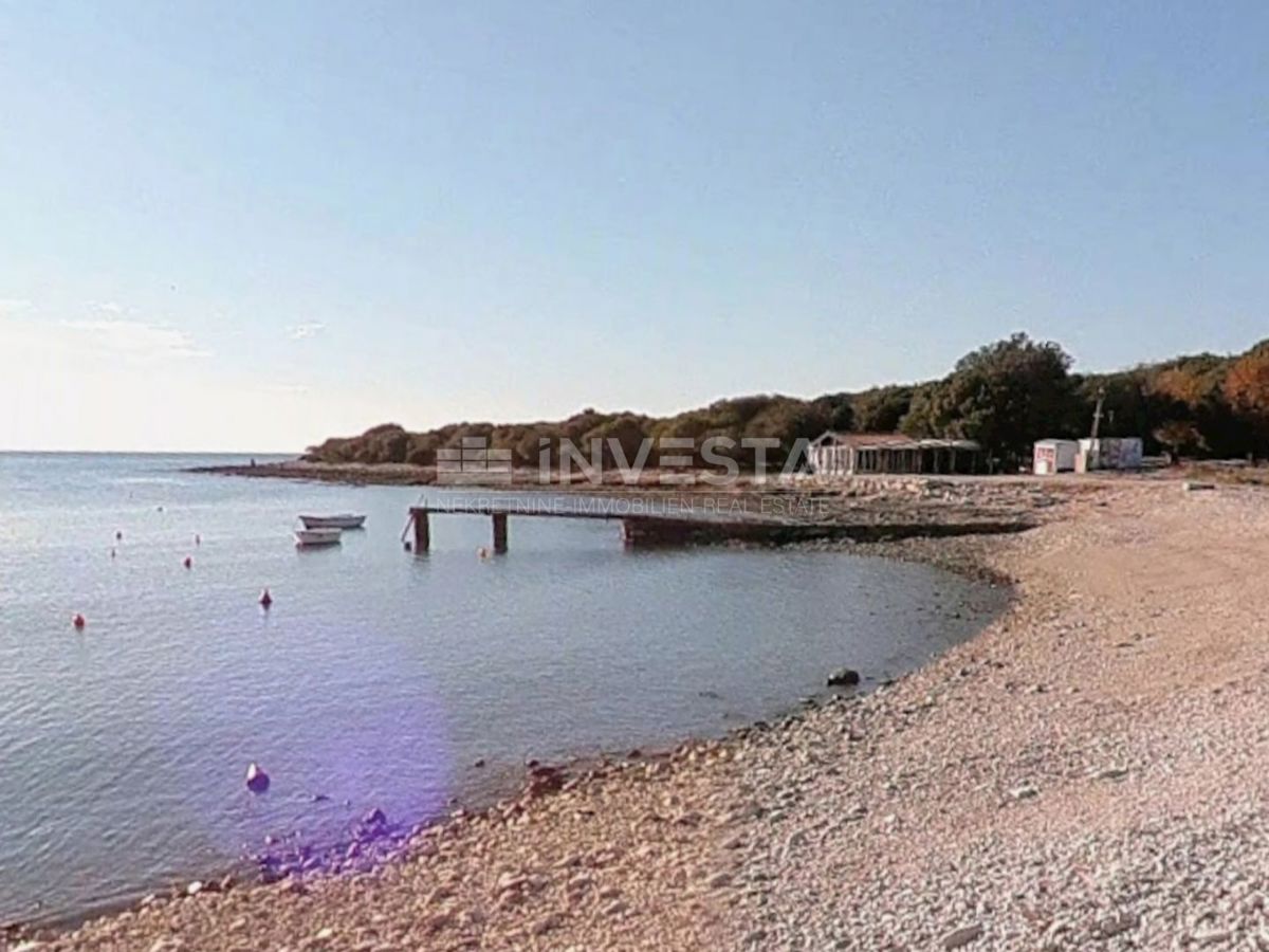 Barbariga, zemljišče s gradbenim dovoljenjem, pogled na morje