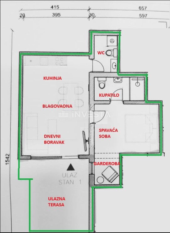 Fažana – Luksuzno stanovanje z vrtom, 400 m od morja