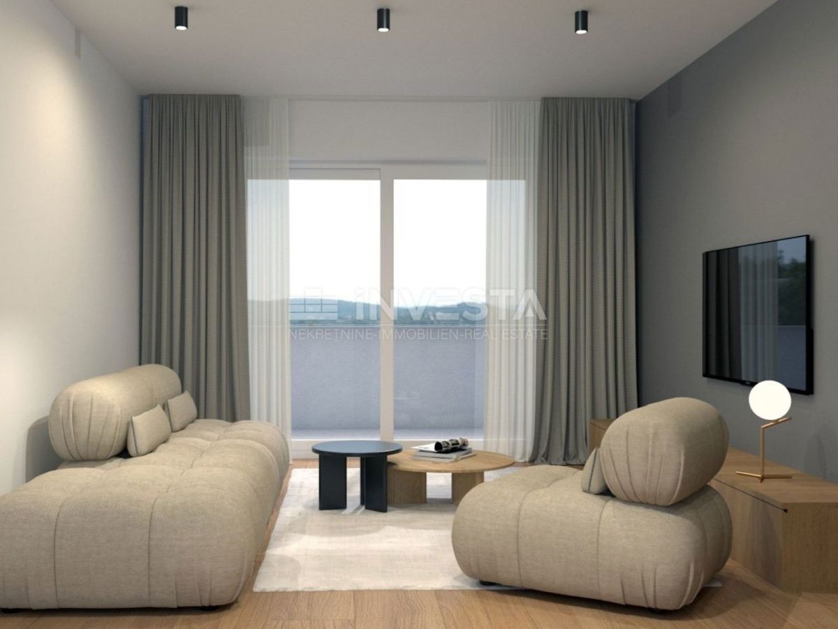 Šijana – sodobna stanovanja v gradnji, 2 spalnici in parkirišče