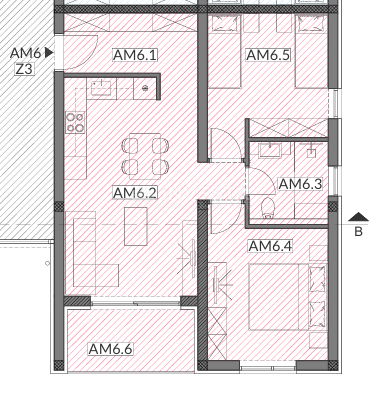 Stanovanje Banjole, Medulin, 62,50m2