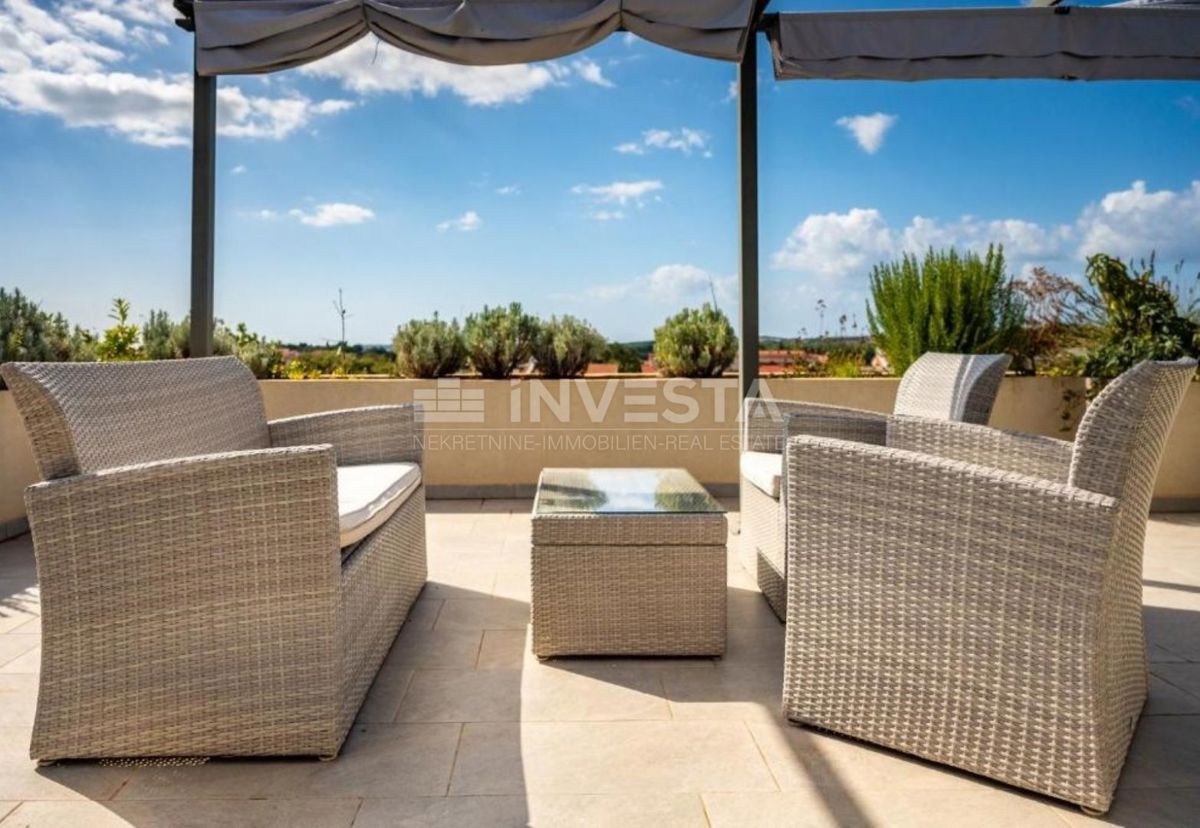 Hrvaška, Istra, Medulin, edinstven penthouse 230m2 z razgledom na morje