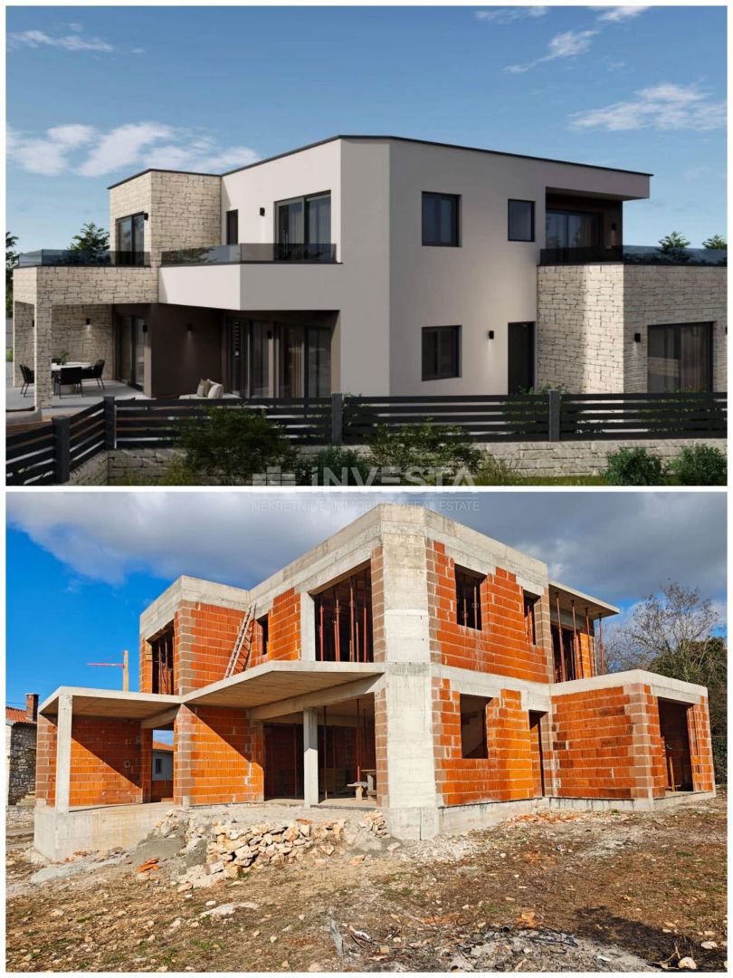 Vila s bazenom - pogled na morje