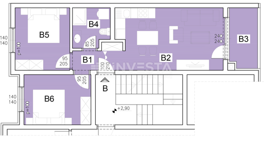 Šijana, novogradnja – stanovanje z 2 spalnicama in garaž