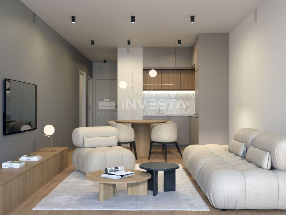 Šijana, novogradnja – stanovanje z 2 spalnicama in garaž