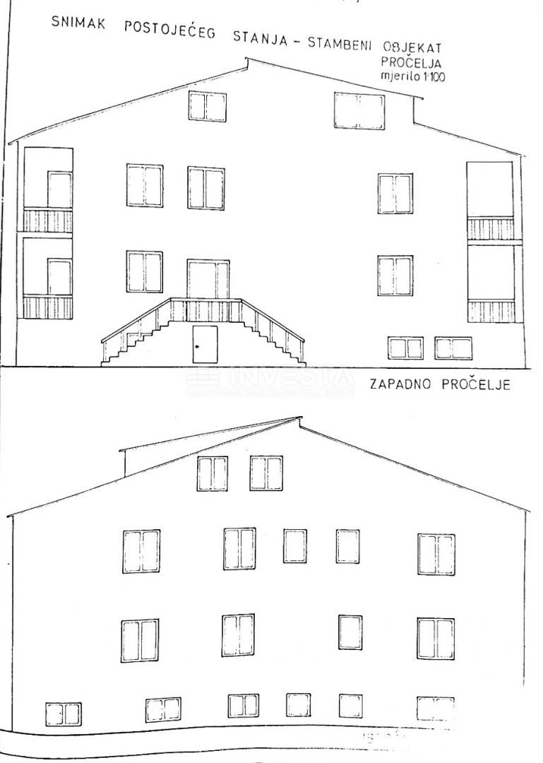Hrvaška, Istra, Medulin center, kakovostna apartmajska hiša 510 m², blizu morja