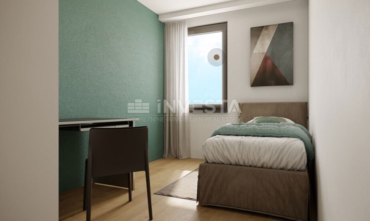 Center Pule, SMART HOME stanovanje 96m², parkirišče