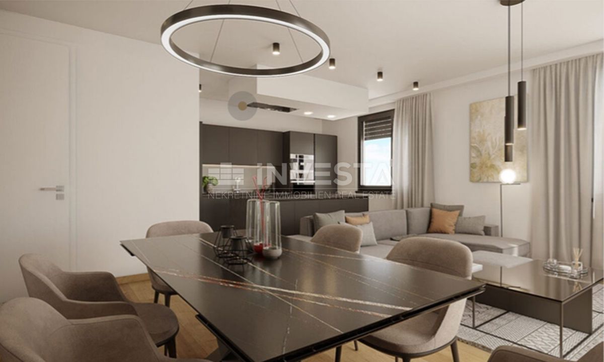Center Pule, SMART HOME stanovanje 96m², parkirišče