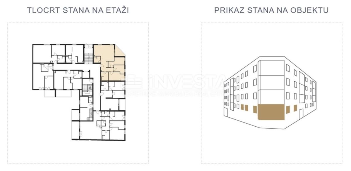 Center Pule, SMART HOME stanovanje 96m², parkirišče
