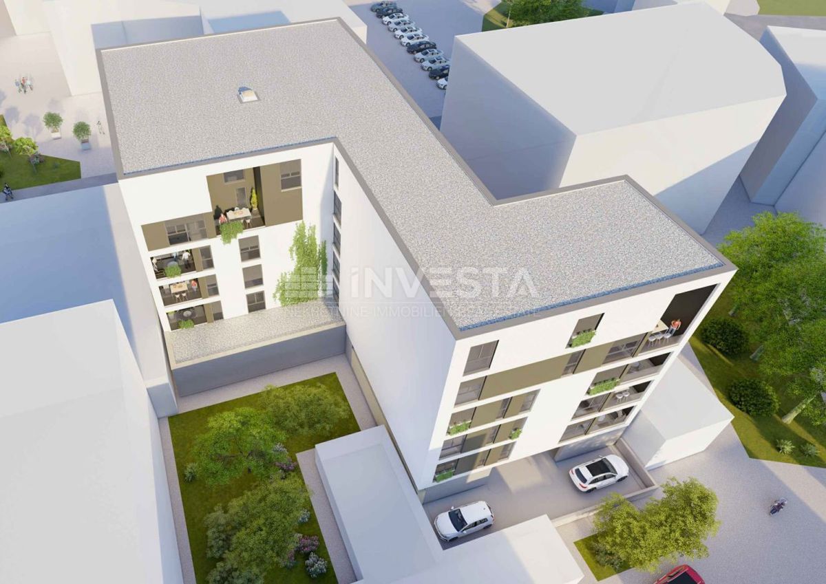Pula, Center, dupleks stanovanje v 4. nadstropju 138,80 m2, 3s+db, novogradnja