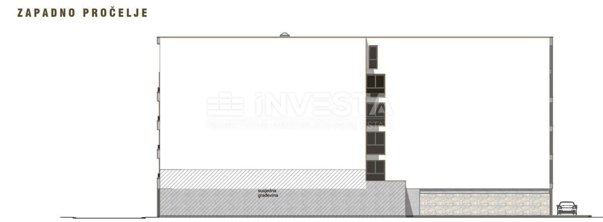 Pula, Center, dupleks stanovanje v 4. nadstropju 138,80 m2, 3s+db, novogradnja